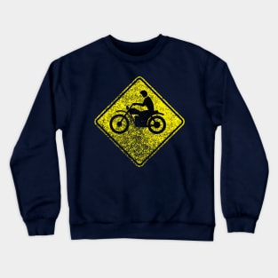Motorcycle Xing (distressed) Crewneck Sweatshirt